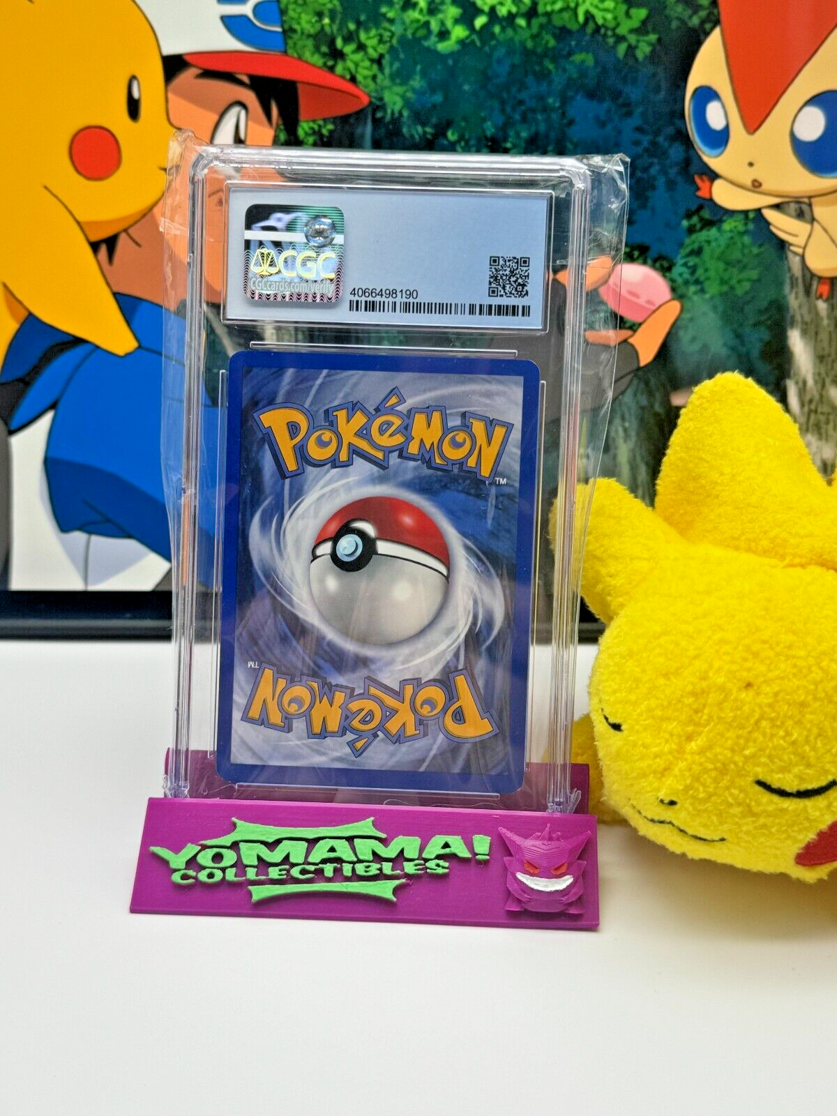 2001 CGC 7.5 Pokémon Neo Discovery Houndoom w SWIRL 4/75 English Holo NM+ WOTC