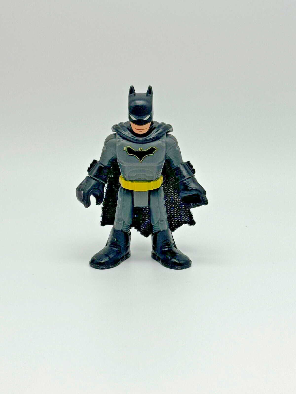 2018 TM & DC Comics Batman w/ Cape 3" Mini Action Figure Black & Gray