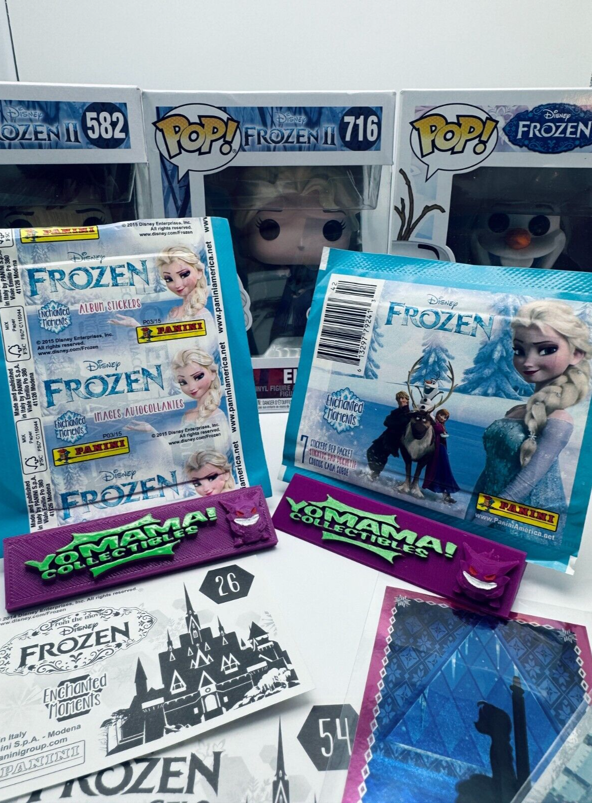 2015 Panini Disney Frozen Enchanted Moments Stickers ( 2 Packs ) +Free Gift