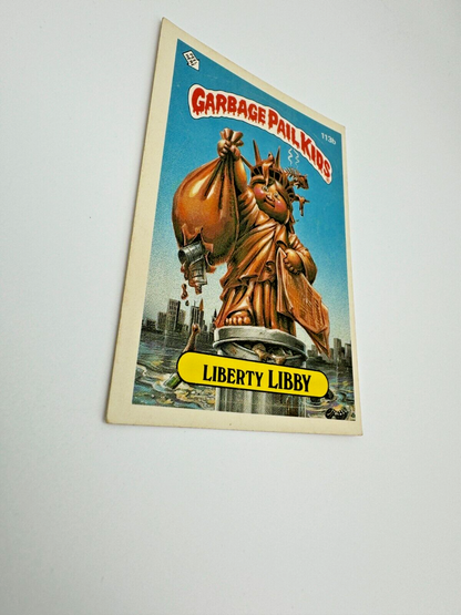 1986 Topps Garbage Pail Kids Series 3 Liberty Libby / Kid Brother # 113b GPK USA