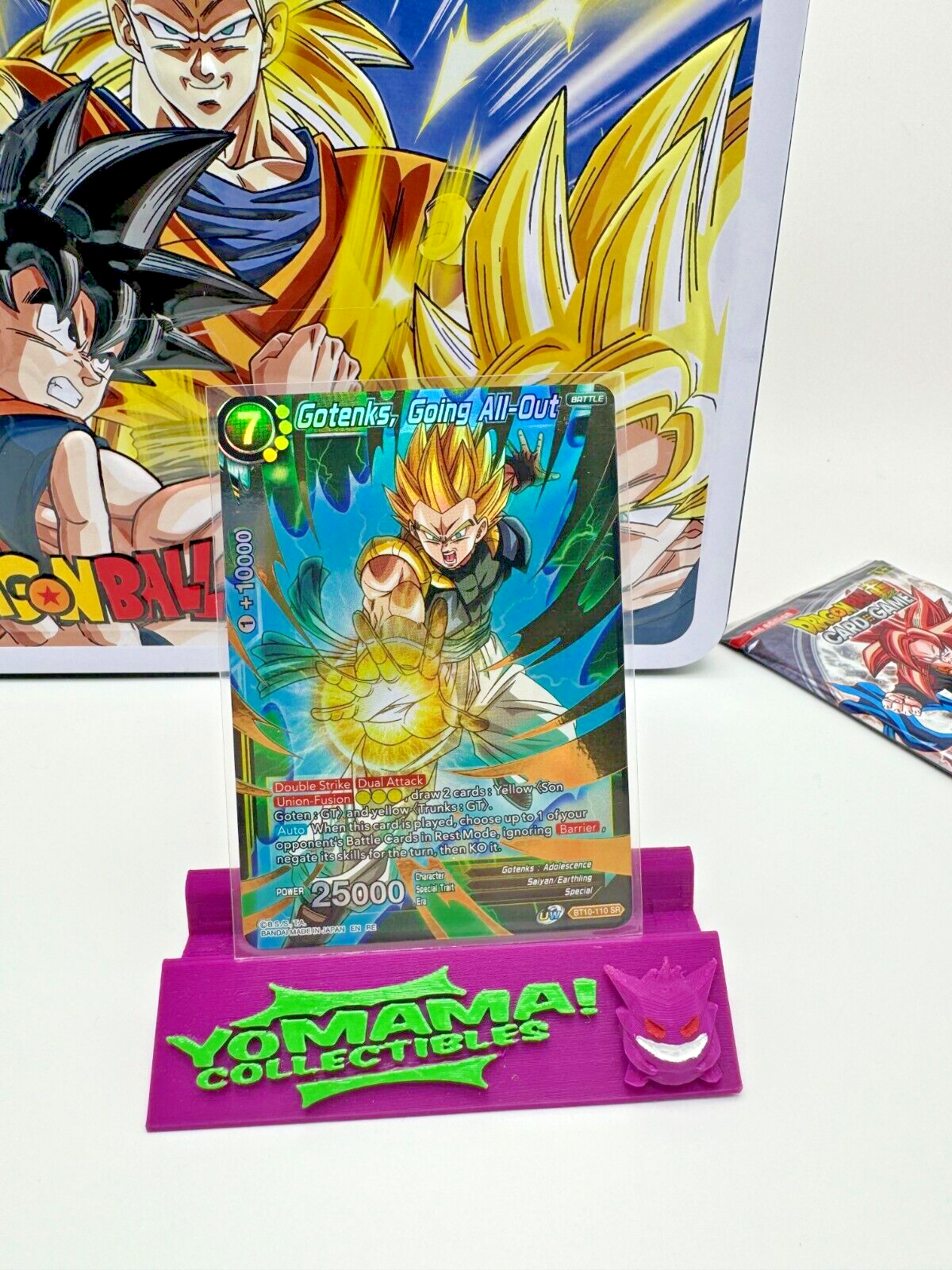 2020 Dragon Ball Z Gotenks, Going All-Out BT10-110 SR Gold Stamped Foil DBZ DBS