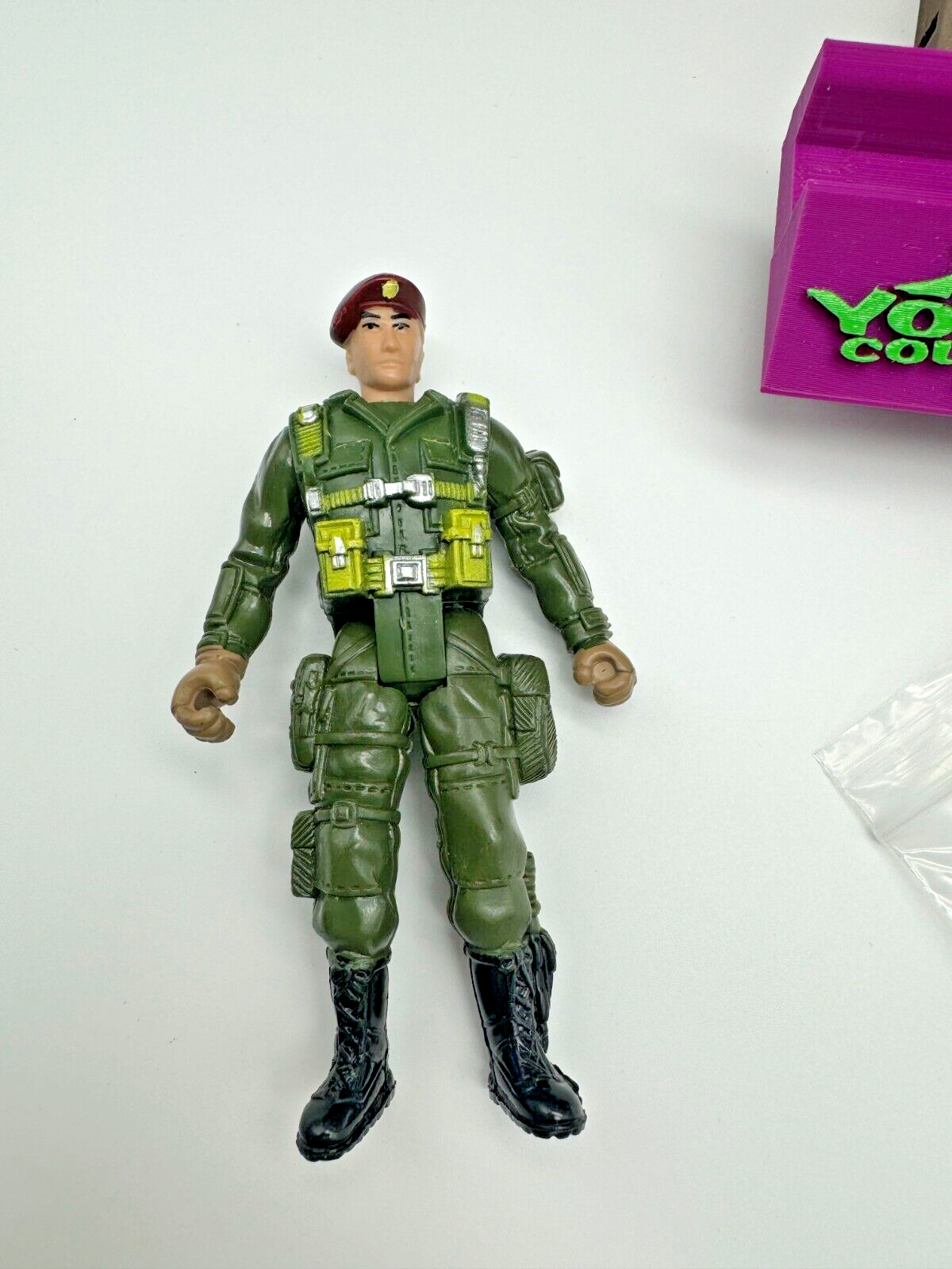 2014 Chap Mei SOLDIER FORCE 3.75" ACTION FIGURE - Special Forces Red Beret LOOSE