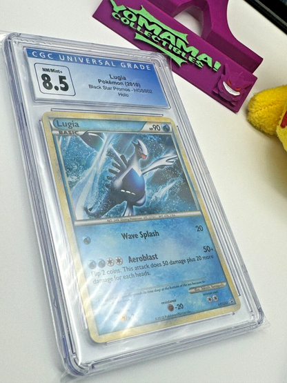 CGC 8.5 2010 Pokemon TCG HGSS Black Star Promo LUGIA HGSS02 Holo NM+ English