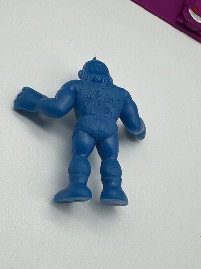 1986 Mattel M.U.S.C.L.E. Men Kinnikuman KENKAMAN #126 BLUE Color - YSNT VTG