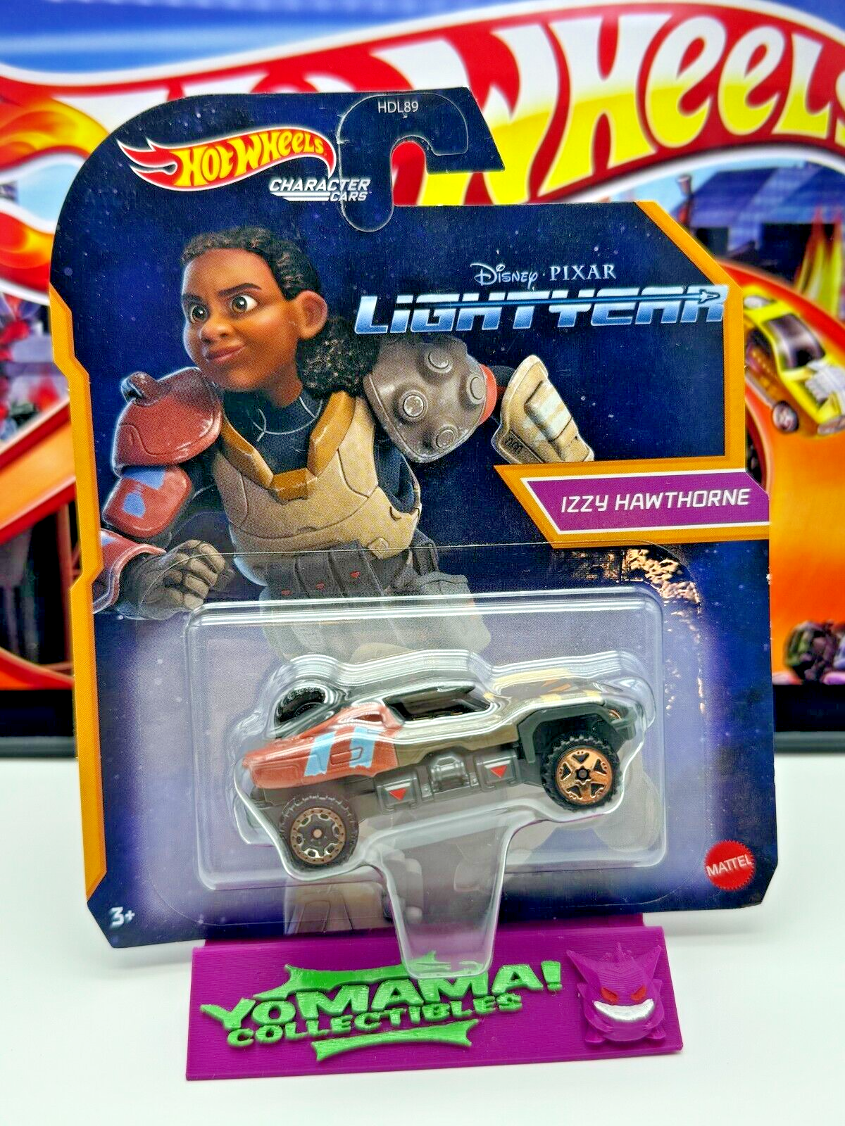 2021 Disney Pixar Lightyear Hot Wheels Izzy Hawthorne Character Cars NIB!