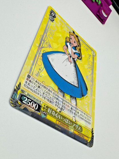 2023 Disney 100 Years Weiss Schwarz - Alice -Cracked Ice Holo Dds/S104-003 R NM+