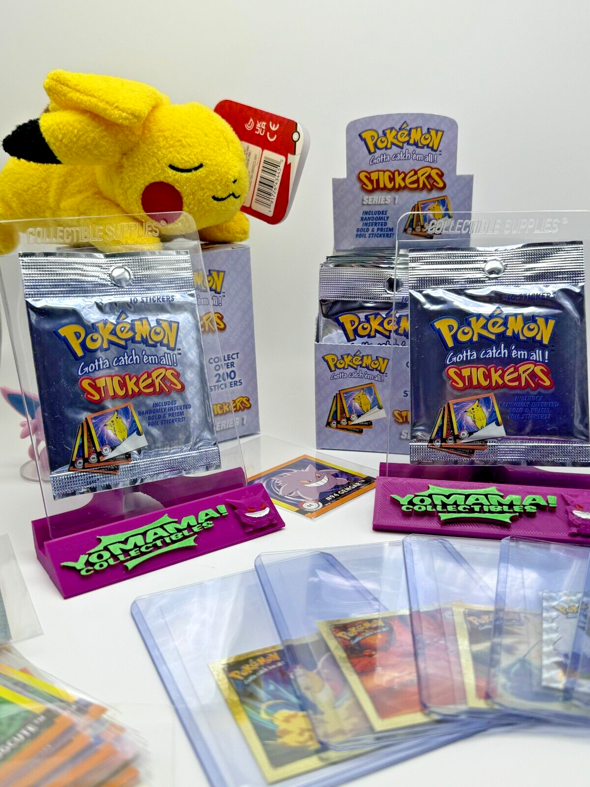 Vintage 1999 Pokemon ArtBox Series 1 Stickers - 1 x SEALED Pack with Free Gift!