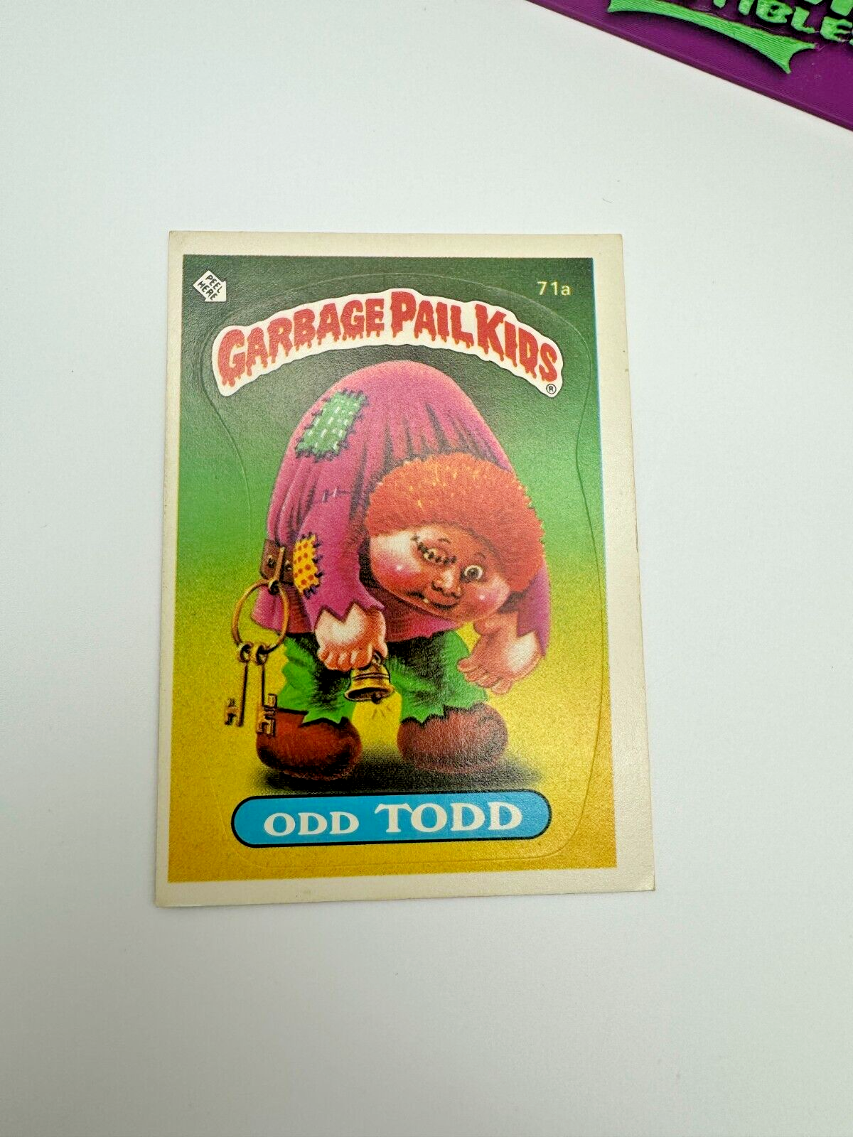 1985 Topps Garbage Pail Kids Cards Series 2 Odd Todd # 71a GPK Trading Card