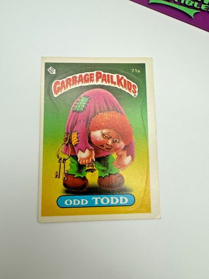 1985 Topps Garbage Pail Kids Cards Series 2 Odd Todd # 71a GPK Trading Card